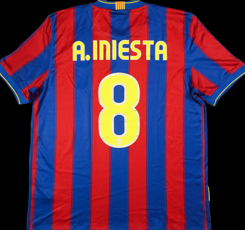 [INIESTA] BARCELONE 09/10 RETRO DOM